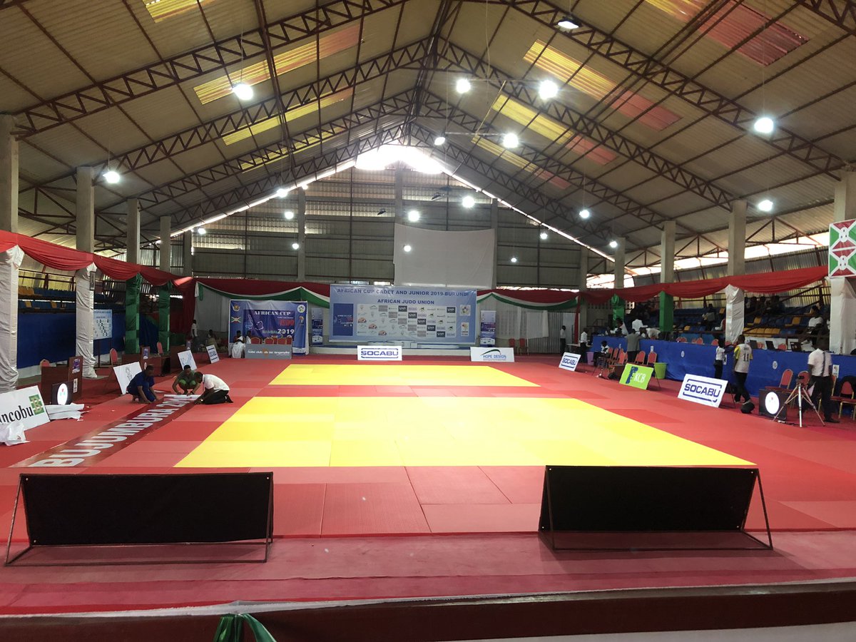 Burundi : Coupe d’Afrique de judo, cadet et junior, édition 2019      ( Photo : Landry Sibomana ; Jimbere ; nawebi  2019 )