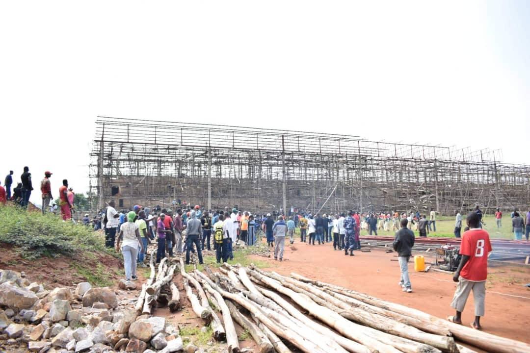 Burundi : TDC - Construction du Peace Park Complex de Gisenyi, Makamba   ( Photo : Senat.bi    2018 )