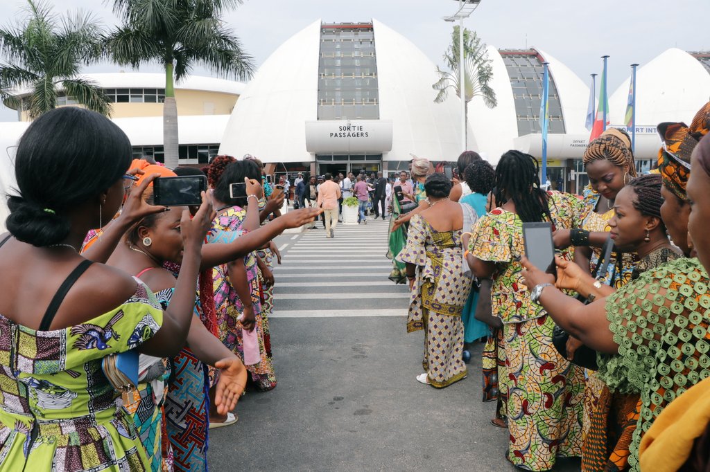 Burundi : MBILIA Bel est arrivée à l'aéroport de Bujumbura ( Photo : INGOMAG 2019 )