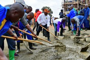 Burundi : TDC - Construction de l'École Technique Professionnelle de Kinyami ( Photo : Le Renouveau 2019 )