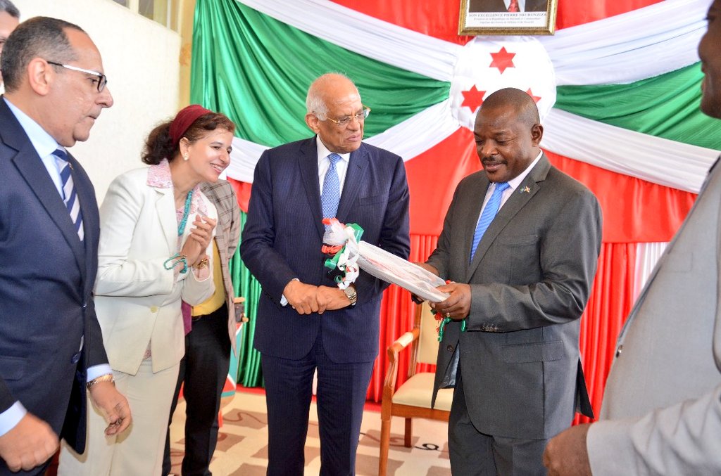 Le Chef d'Etat du Burundi reçoit le Chef du Parlement Egyptien ( Photo : ABP  2019 )