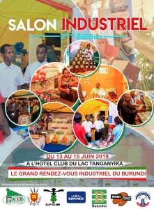 Burundi / AGENDA : 13-05-2019 au 15-05-2019, 2ème édition du Salon Industriel 2019, BUJUMBURA ( Photo : AIB 2019 )