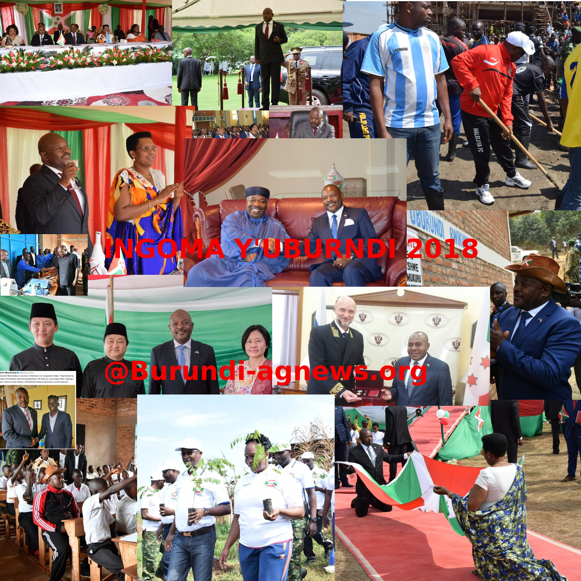 Burundi : 2018, UMWAMI - Inaugurations d'infrastructures socio-économiques ( Photo : burundi-agnews.org  2019 )
