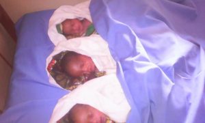Burundi : Des triplets en bonne santé à l'hôpital de Nyanza-Lac, Makamba (Photo : ABP 2019 )