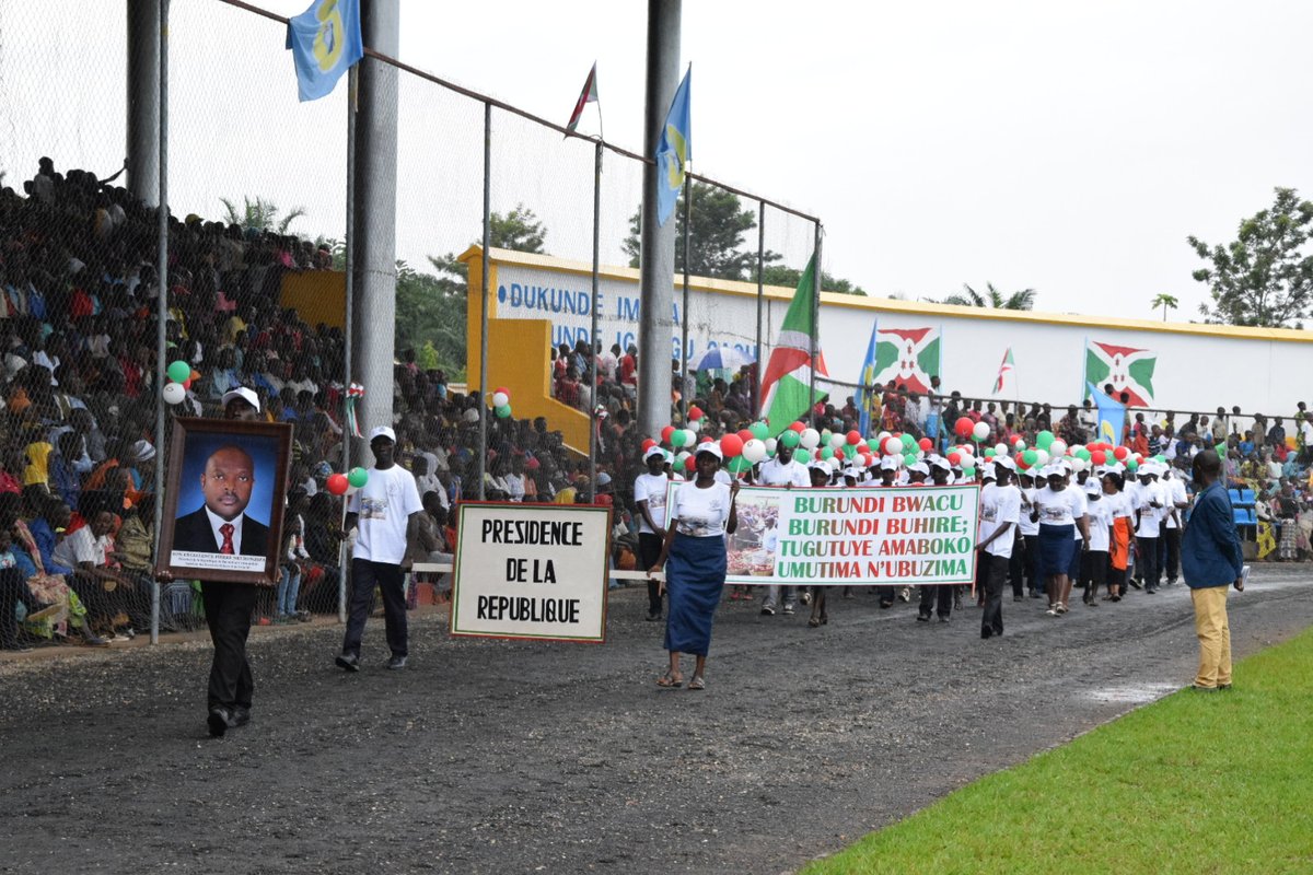 Burundi : 1 Mai - La famille présidentielle à Rumonge pour la fête du travail ( Photo : RTNB.BI 2019 )