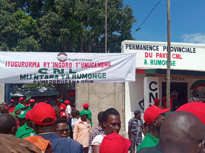 Burundi : La permanence provinciale CNL à Rumonge ( Photo: CNL, LA NOVA, Burunga  2019 )