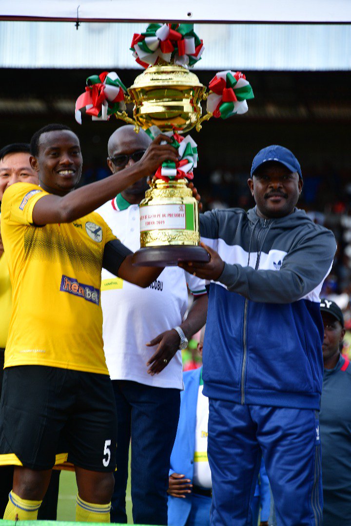 Burundi : Aigle noir remporte la coupe du Président 2019 ( Photo : Le Renouveau 2019 )