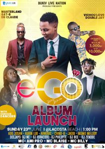 Burundi : MasterLand, son nouvel album "EGO" le 23 Juin 2019 ( Photo : UMURINGA MAG  2019 ) 