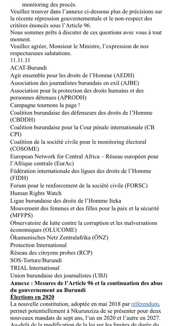 HRW, de Soros, lance un lobbying au Parlement de l'UE contre le Burundi ( Photo : INTUMWA  2019 )