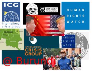 USA - CHINE : Crisis Group et HRW, réseau SOROS, attaquent le Burundi