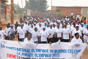 Burundi : Célébration de la journée olympique 2019 à NGOZI ( Photo : INTUMWA  2019 )