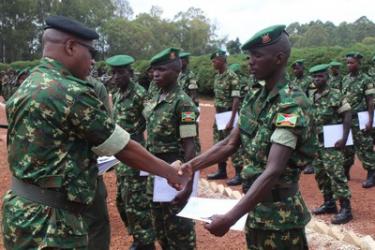 Burundi : Le 211ème Bataillon Commando devient Bataillon Ntare Rugamba ( Photo : mdnacbi  2019 )