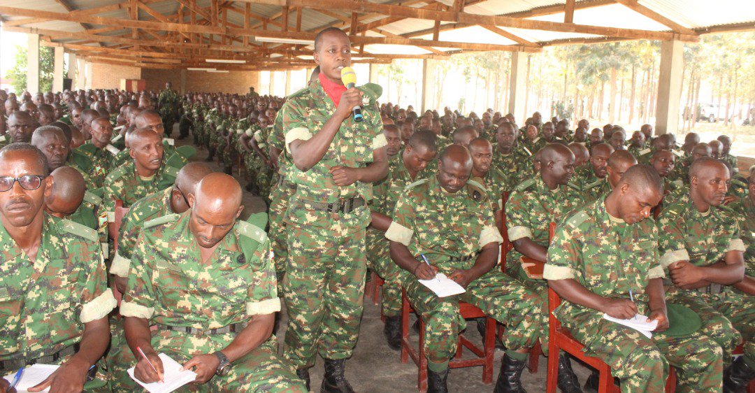 Burundi :  Accueil des militaires FDNB de retour de Somalie ( Photo : INTUMWA 2019 )