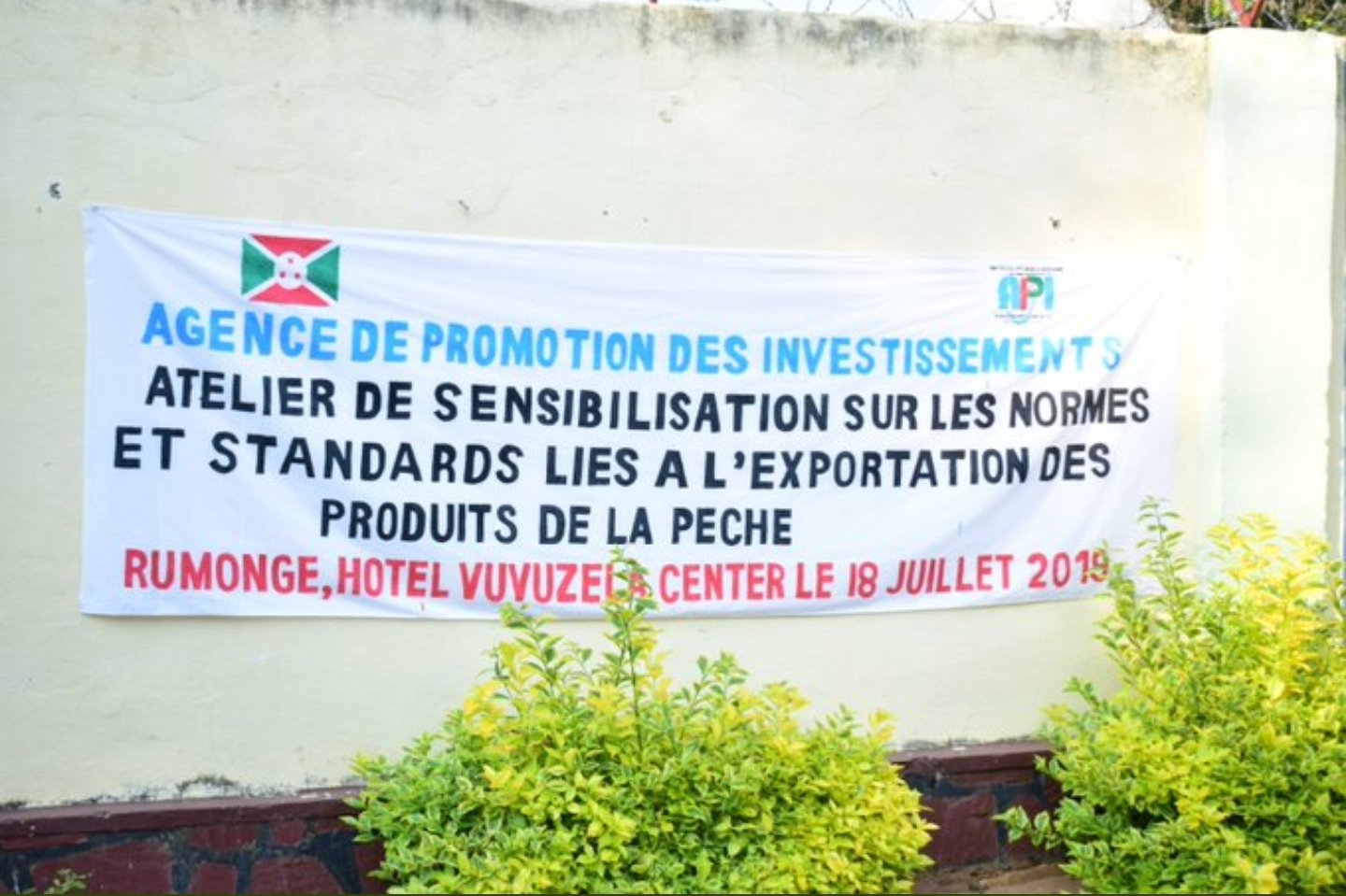Burundi : L'API sensibilise sur les normes des produits de la pêche ( Photo : Province Rumonge 2019 )