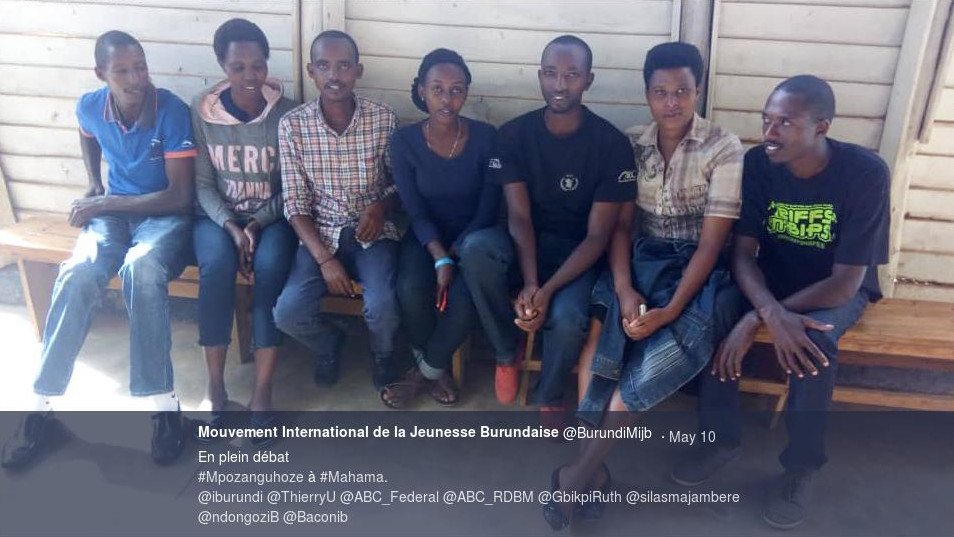Burundi : Des réfugiés burundais vivant au Rwanda et en Ouganda,sont au NIGER ( Photo :  Mouvement International de la Jeunesse Burundaise - MIJB    2019  )