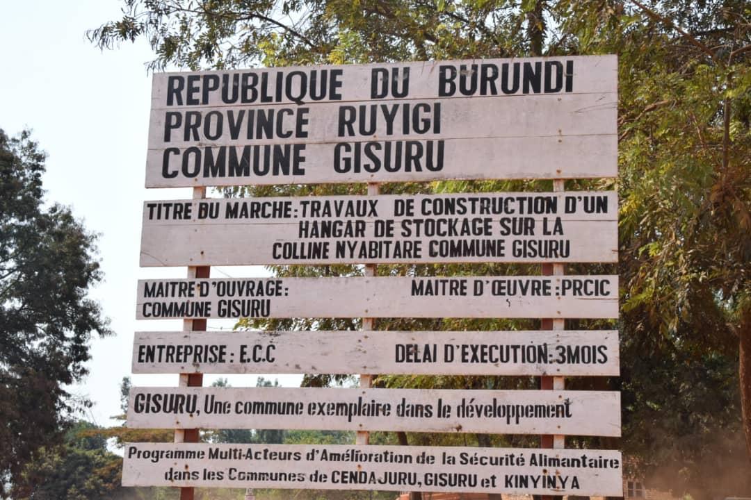 En commune Gisuru, les citoyens sont content de cette prouesse communale  qui promeut la bonne conservation de la production agricole.