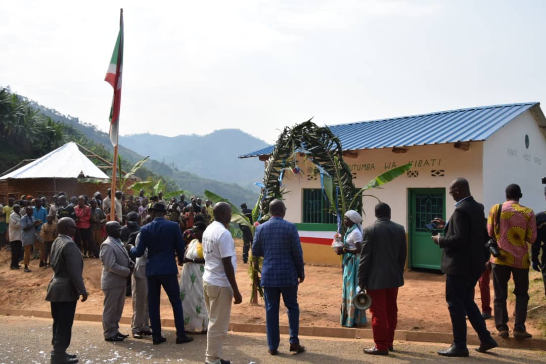 Burundi : Inauguration de 2 bureaux collinaires à Cibitoke ( Photo : RTNB.BI  2019 )