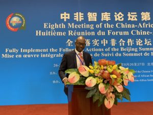 Le Burundi participe au 8ème Forum des Thinktanks Chine-Afrique à Beijing ( Photo : NYAMITWE WILLY 2019 )