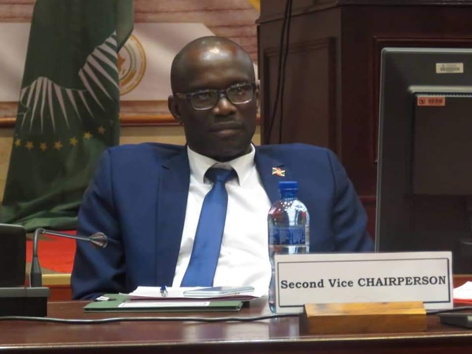 Burundi : NDIKURIYO, élu 2ème V.P. de l'Association des Parlements Africains ( Photo : senat.bi  2019 )