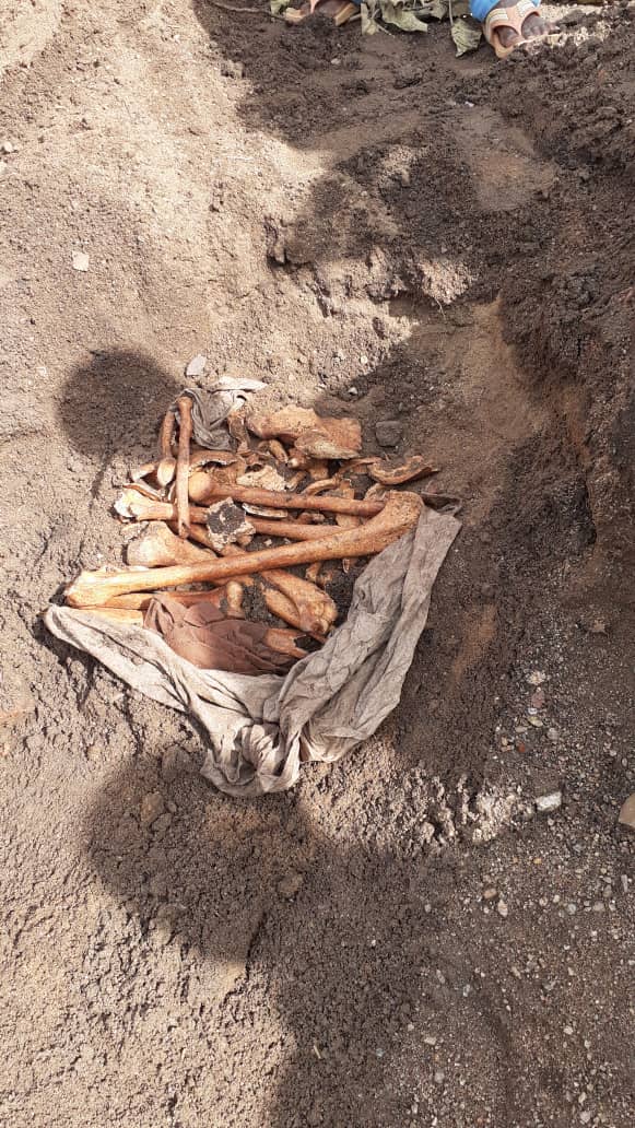 Burundi / Génocide : Une autre fosse commune de trouver à Rumonge ( Photo : CVR 2019 )