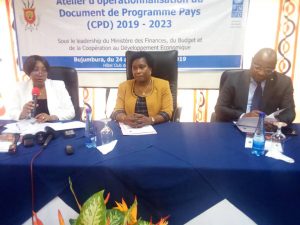 Burundi : Atelier sur la mise en opération du CPD 2019-2023 du PNUD ( Photo : Burundi Eco 2019 )