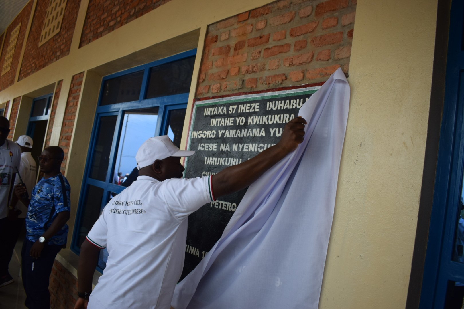 Burundi : Inauguration d'une salle de conférence de la commune Muyinga ( Photo : RTNB.BI  2019 )