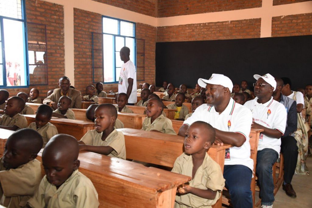 Burundi / Corée : Inauguration de l' école - Hope de Kamakara  -  ( Photo : Ntare Rushatsi House, Présidence.bi  2019  )