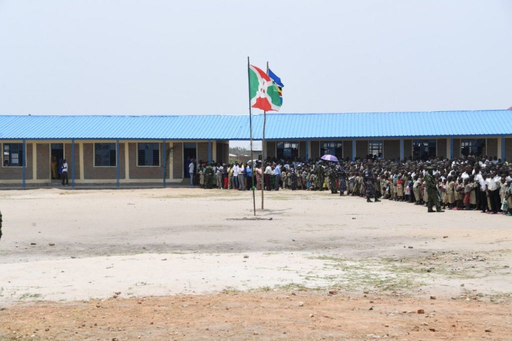 Burundi : Inauguration de l'Ecole Fondamentale de Maramvya, Bujumbura ( Photo : Presidence.bi  2019 )