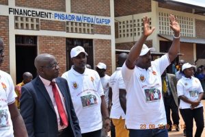 Burundi : Inauguration d’un hangar de stockage de riz à Rugombo ( Photo : Ejoheza news  2019 )