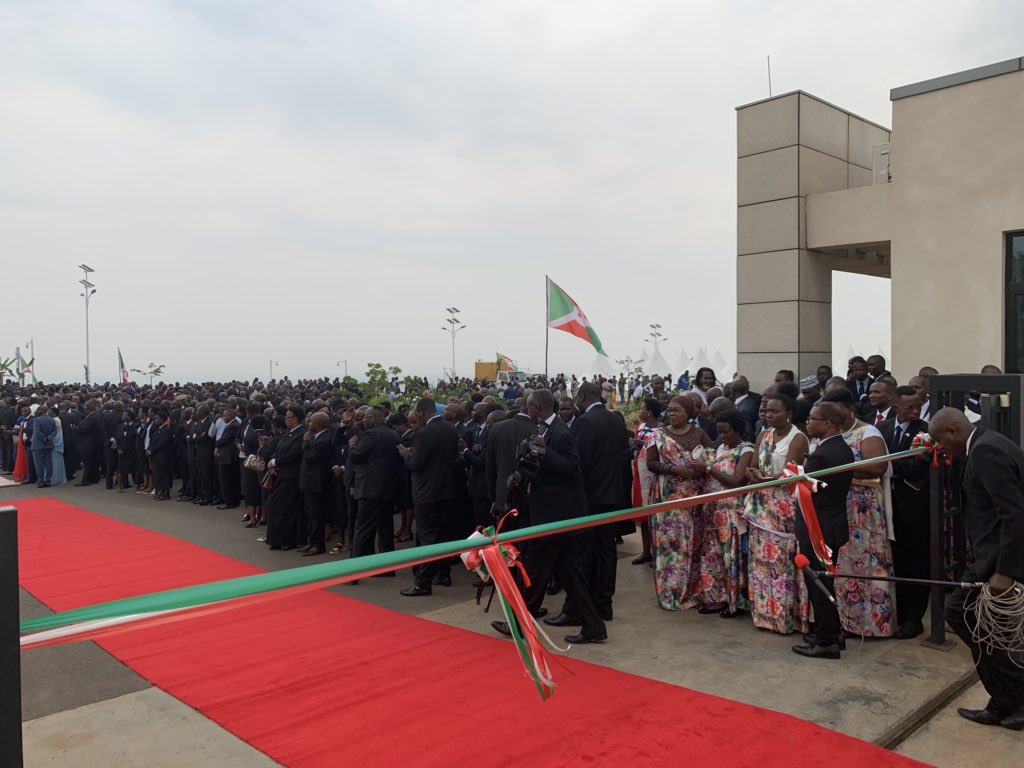 Burundi / Chine  :  Inauguration du palais présidentiel  NTARE RUTSHATSI HOUSE ( Photo : EJOHEZA NEWS, UMURINGA   2019 )