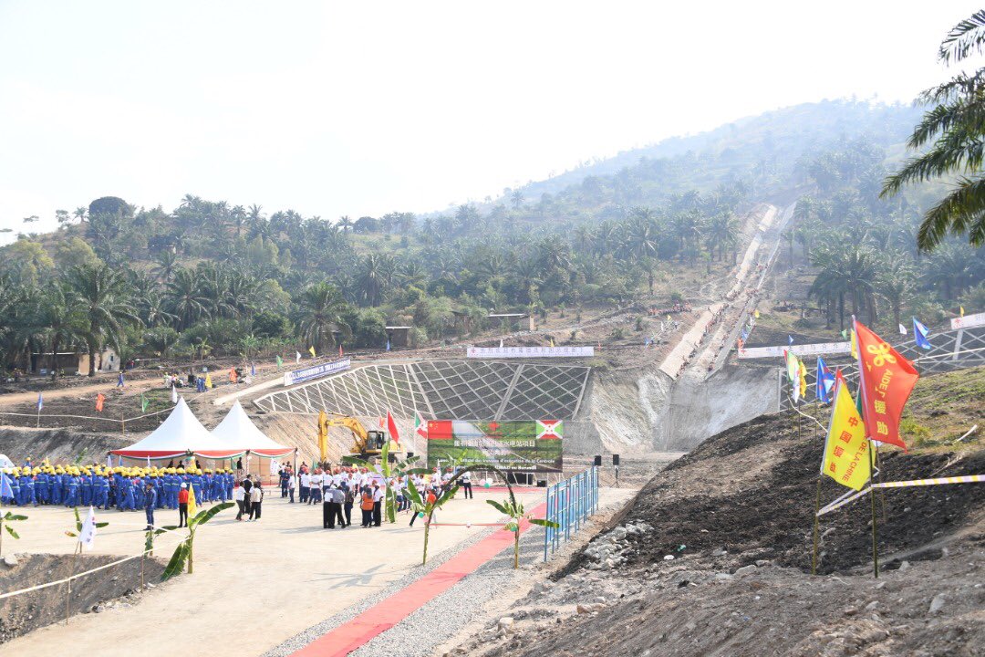 Burundi / Chine : La Central Hydroélectrique de Ruzibazi à Rumonge ( Photo : PRESIDENCE.BI 2019 )