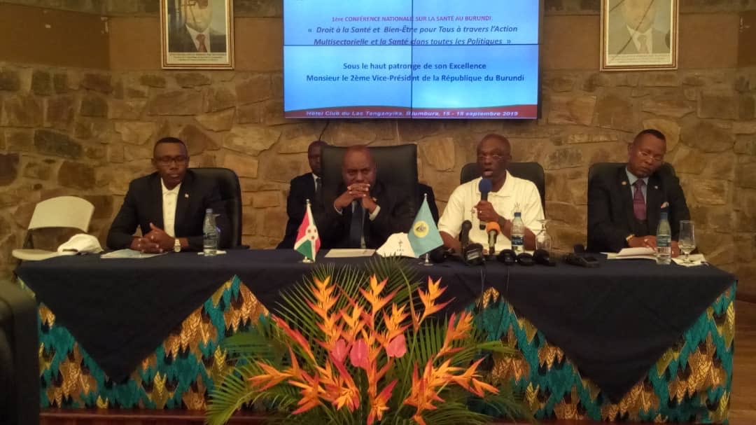 Burundi : 1ère Conférence sur la Politique Sanitaire des Barundi ( Photo : OMS 2019 )