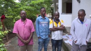 Burundi :  Arrestation de 5 faussaires à Bujumbura (Photo : RTNB.BI  2019 )