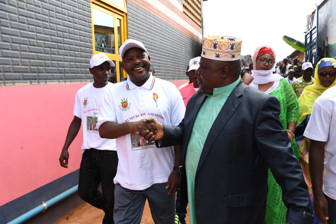 Burundi : Inauguration du Royal Tawfiq Hotel, à Gitega ( Photo : Presidence.bi 2019 )