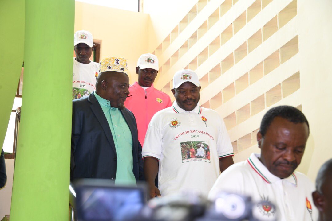 Burundi : Inauguration du Royal Tawfiq Hotel, à Gitega ( Photo : Presidence.bi 2019 )