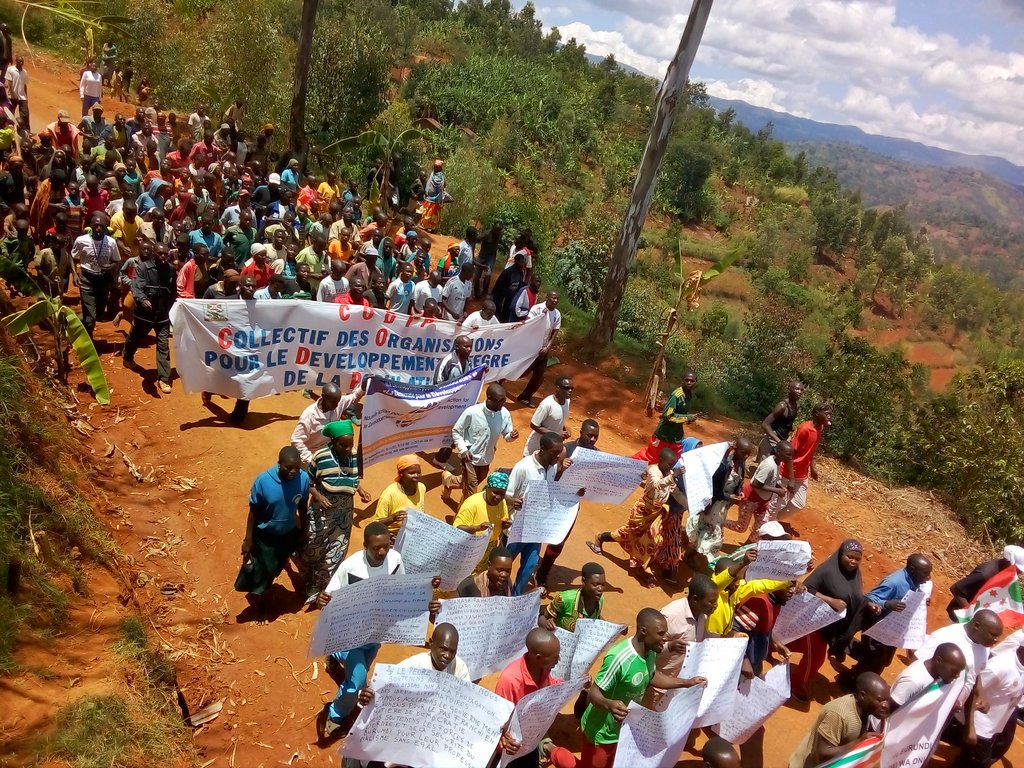 Burundi : Un mouvement -Décolonial- de 500.000 manifestants ( Photo : ACOPA, Province de GITEGA, ABP, IRADUKUNDA Dieudonné, Joel Nzoyisaba, Jaguar Aymar, Province Kirundo  2019   )