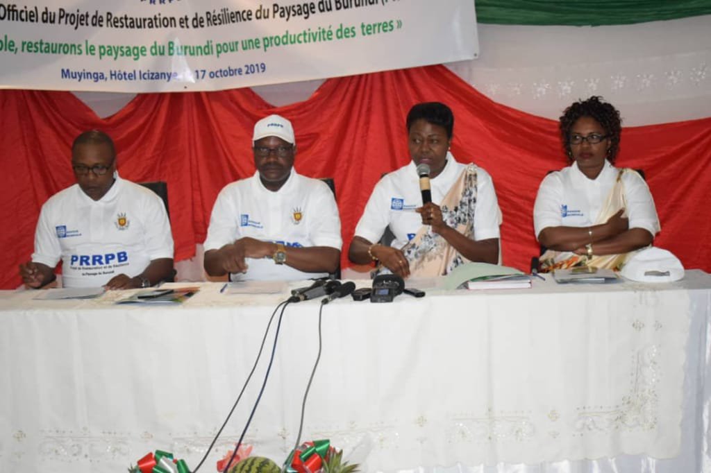 Lancement du Projet de Restauration et Résilience du Paysage au Burundi ( Photo : ABP, Province Muyinga  2019 )