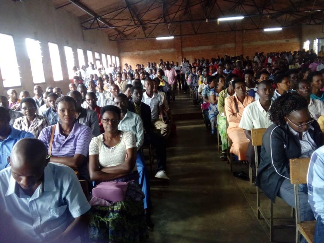 Burundi : Rencontre avec tous les enseignants de Bubanza ( Photo : Niyomukiza Thierry  2019 )