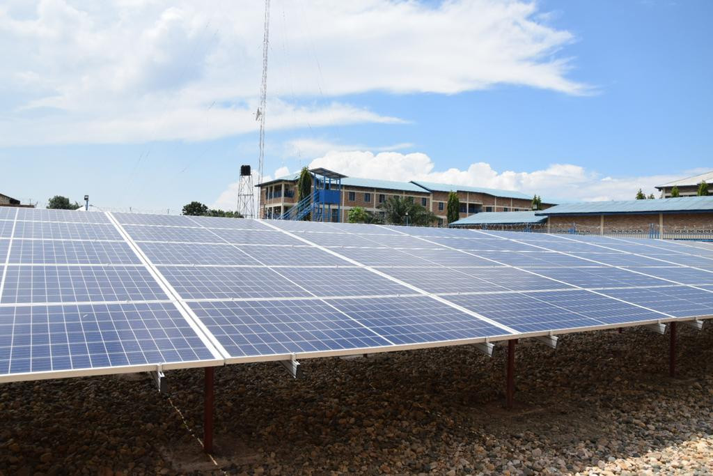Burundi : Inauguration d'une centrale solaire à Ngagara,BUJUMBURA ( Photo : Intahe Journal  2019 )