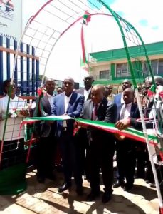 Burundi : Inauguration d'une agence de la banque BGF  à Muramvya  ( Photo : 2ème Vice Présidence du Burundi  2019 )