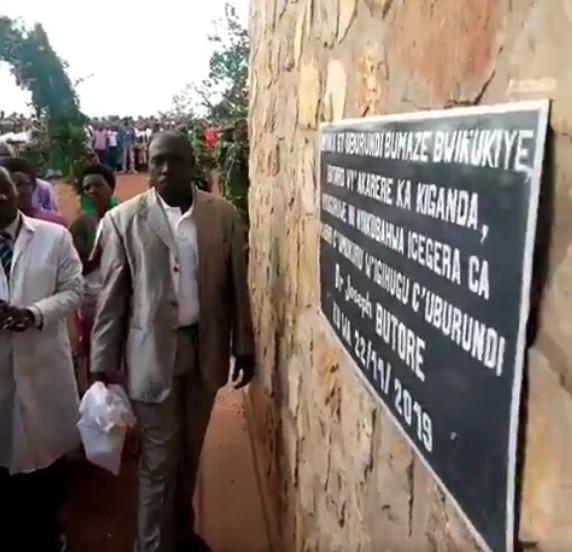 Burundi : Inauguration de nouveaux bâtiments de l'Hôpital de Kiganda  ( Photo : 2ème Vice Présidence du Burundi  2019 )