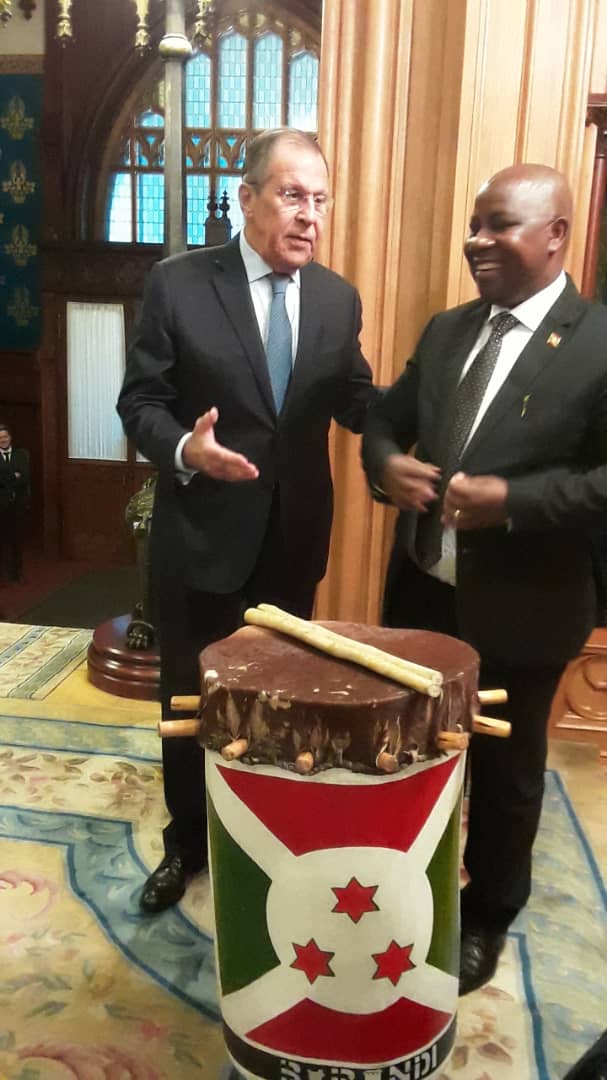 Burundi / Russie : Forte délégation de la diplomatie burundaise à Moscou ( Photo : Ministère Burundais des Affaires Etrangères  2019  )