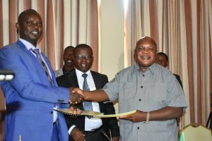 Burundi : Accord sur le chemin de fer Tanzanie - Burundi - RDC ( Photo : Jimbere 2019 )