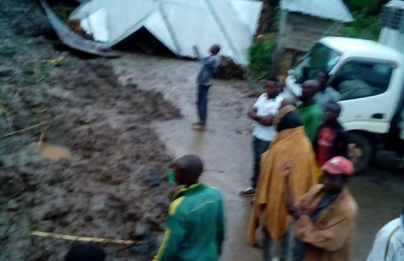 Burundi : Pluies diluviennes – Un éboulement en commune MUBIMBI / BUJUMBURA