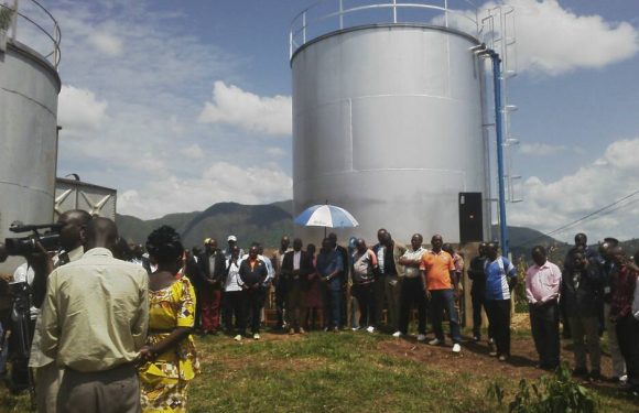 Burundi : BURURI dispose d’un Réservoir d’eau de 500.000 litres / REGIDESO