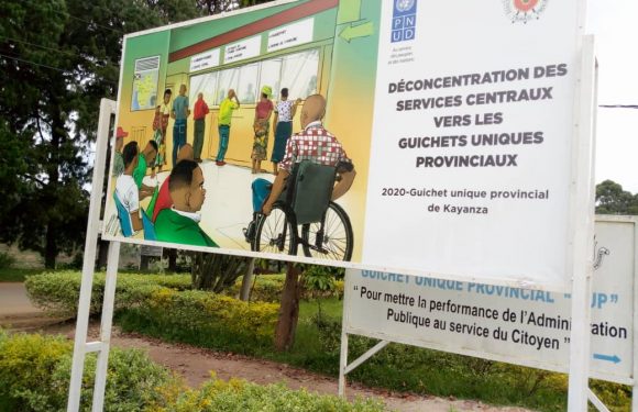 Burundi : Le Guichet Unique Provincial de KAYANZA désormais fonctionnel
