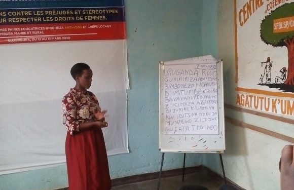 Burundi : Atelier de 3 jours sur le droit des femmes / BUJUMBURA MAIRIE