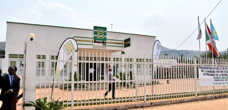 BURUNDI : Inauguration  d’un  site d’exploitation de la BANCOBU / CANKUZO