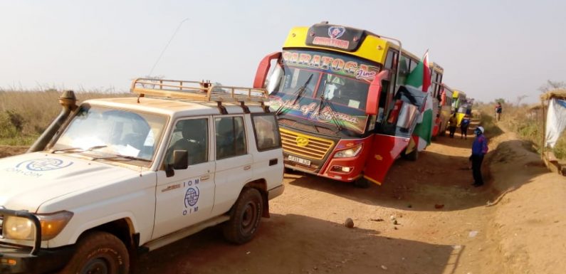 Rapatriement de 376 réfugiés du BURUNDI enTANZANIE,arrivés à GISURU,RUYIGI