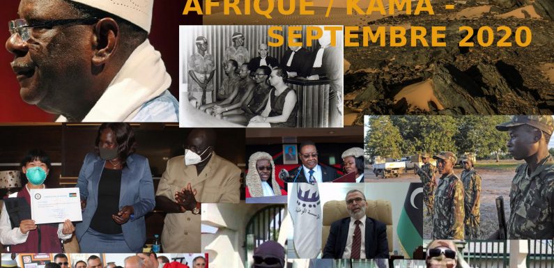 BURUNDI /  Petit tour sur l’actualité sur KAMA ou l’ AFRIQUE , AFRICA – SEPTEMBRE 2020